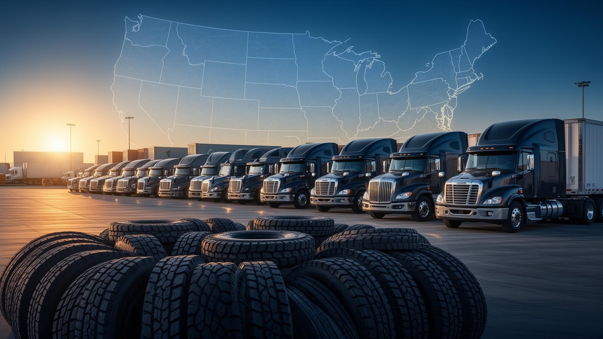 Nationwide distribution of commercial truck tires